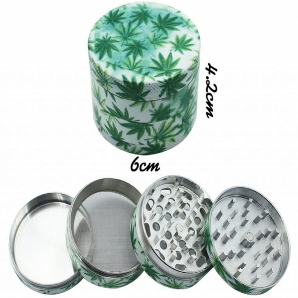 4pc Leaf Steel Grinder