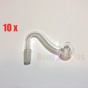 10 x Mini Bubbler Glass Pipe