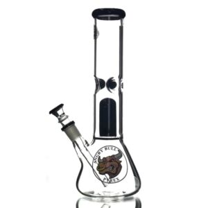 Agung Angry Bull Percolator Full Glass Bong Black 29cm