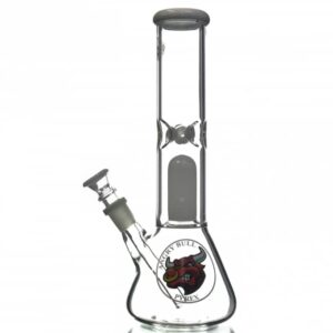 Agung Angry Bull Percolator Full Glass Bong White 29cm