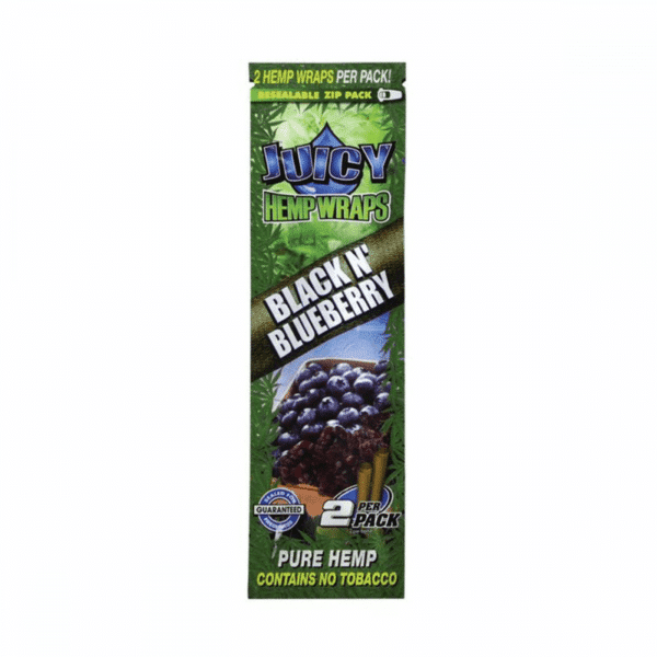 Juicy Hemp Wraps Black N Blueberry