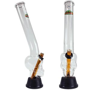 Extra Large Skull Gripper Glass Bong 40cm