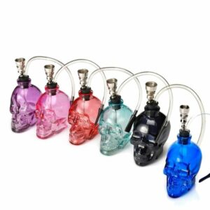 Glass Skull Mini Hookah