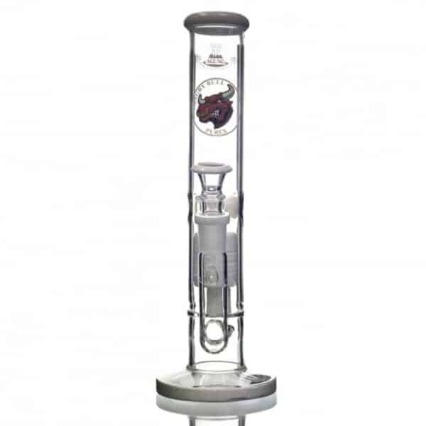 Agung Percolator Tube Full Glass Bong 30cm White