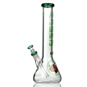 Agung Angry Bull Beaker Slider Bong Green 35cm