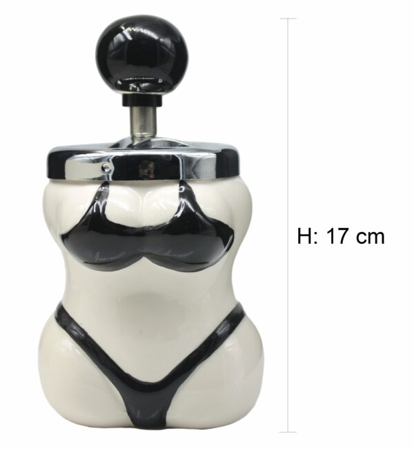 Bikini Spinning Ashtray 17cm
