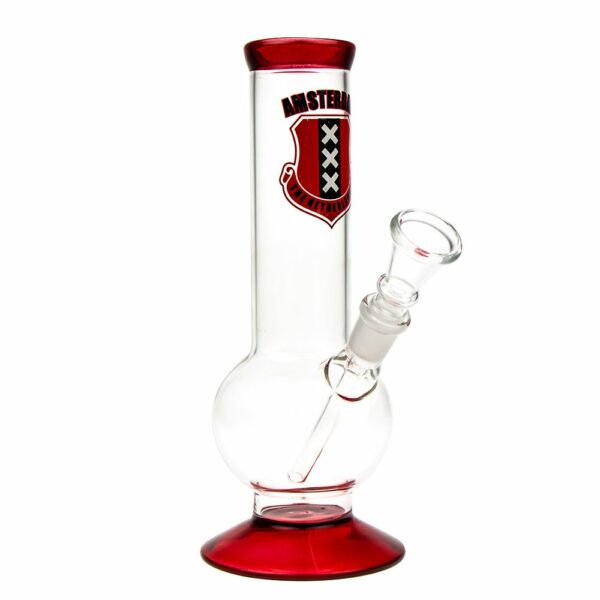 Buy Amsterdam Bubble Base Glass Bong | Red in australia