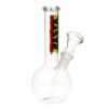 Buy Rasta Flag Glass Mini Bubble Base Bong in australia