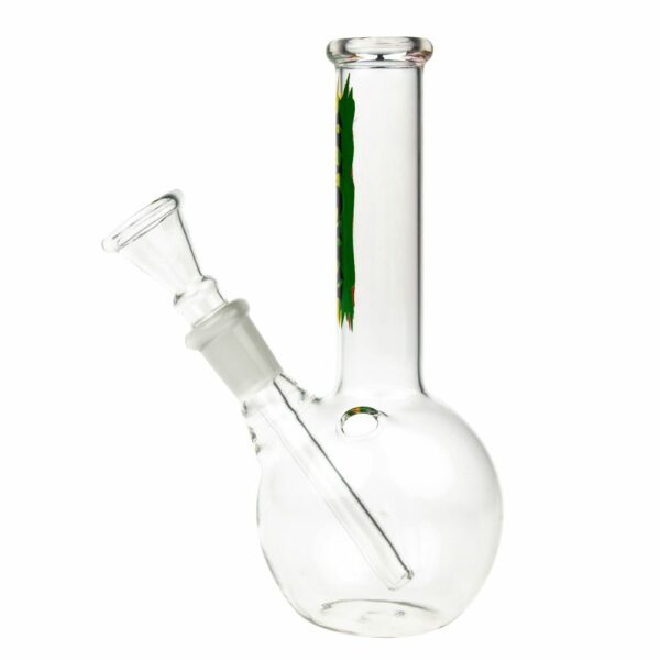 Buy Rasta Flag Glass Mini Bubble Base Bong in australia