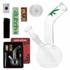 Buy Amsterdam Leaf Glass Bubble Base Bong Gift Set in australia