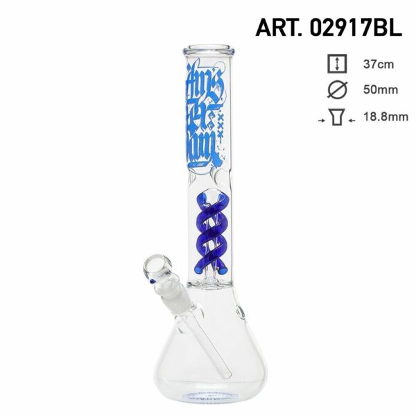 Buy Amsterdam Glass Beaker Base Spiral Perc Ice Bong in australia