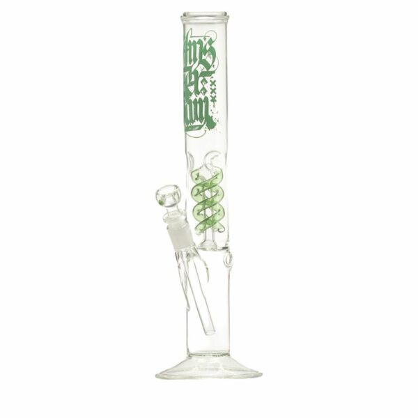 Buy Amsterdam Glass Straight Spiral Perc Ice Bong in australia