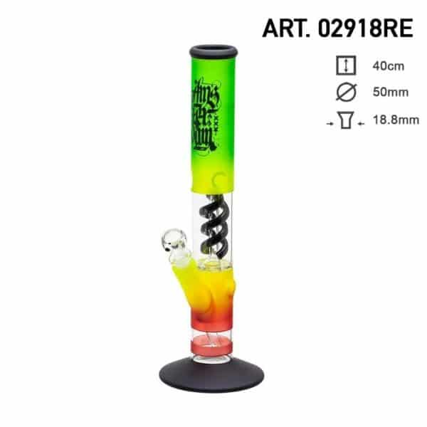 Buy Amsterdam Glass Fading Color Spiral Perc Bong in australia