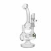 Buy Black Leaf - Recycler Bubbler with Drum Diffuser - Clear in australia