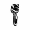 Buy G-Spot Glass Sherlock Bubbler Pipe - Black and White Swirl in australia