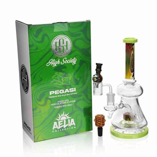 Buy High Society Pegasi Premium Wig Wag Bong in australia