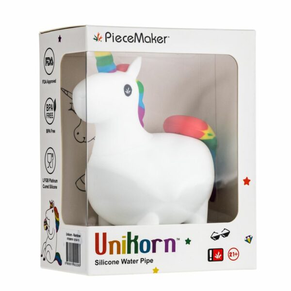 Buy PieceMaker Unikorn Silicone Rainbow Bong in australia