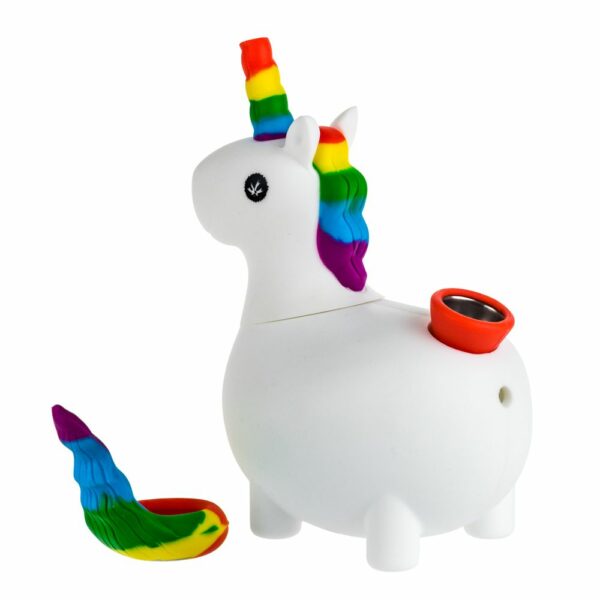 Buy PieceMaker Unikorn Silicone Rainbow Bong in australia