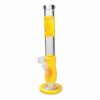 Buy Black Leaf Silly Skin Straight Glass Bong with Silicone Skin in australia