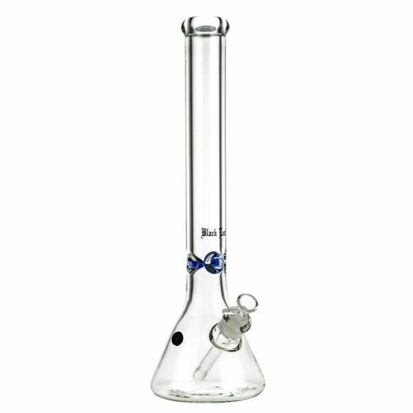 Buy Black Leaf Glass Beaker Base Ice Bong | 9mm in australia