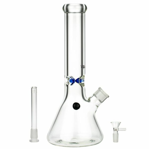 Buy Black Leaf 9mm Beaker Ice Bong | 35 cm in australia