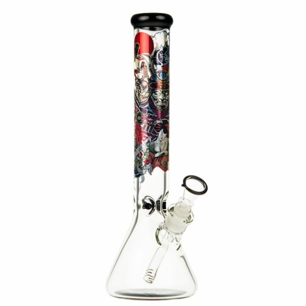 Buy Black Leaf Ronin and Geisha Beaker Ice Bong Box Set in australia