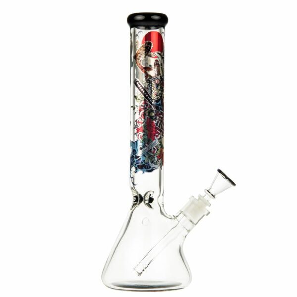 Buy Black Leaf Ronin and Geisha Beaker Ice Bong Box Set in australia