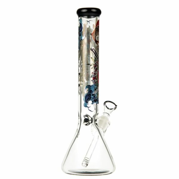 Buy Black Leaf Ronin and Geisha Beaker Ice Bong Box Set in australia