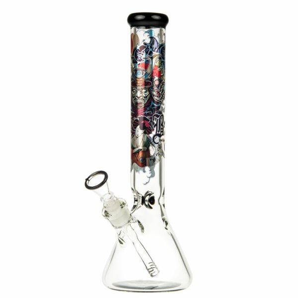 Buy Black Leaf Ronin and Geisha Beaker Ice Bong Box Set in australia