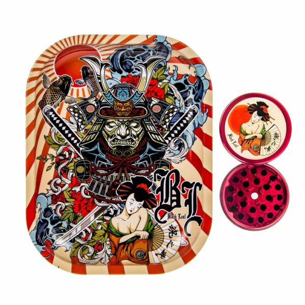 Buy Black Leaf Ronin and Geisha Beaker Ice Bong Box Set in australia