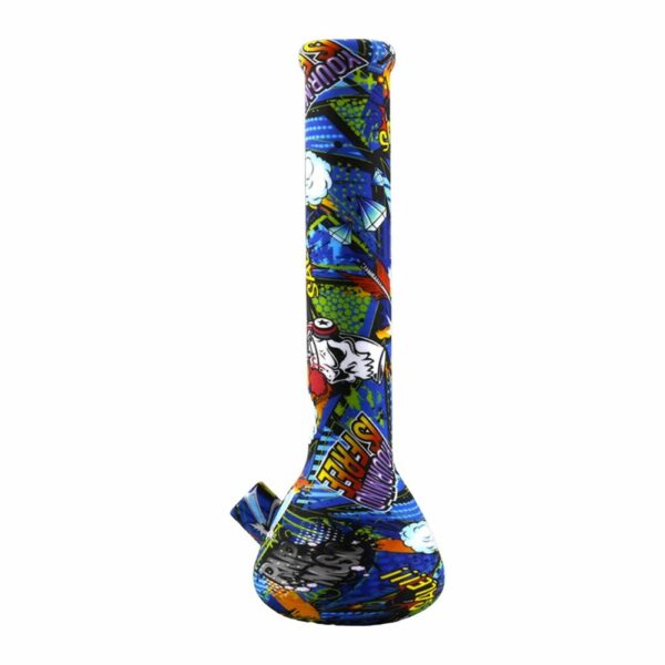 Buy Cloud 8 Artistic Paint Silicone Beaker Bong in australia