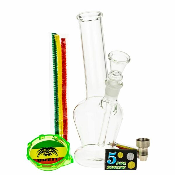 Buy Breit Inverted Beaker Base Mini Bong Set with Metal Pipe in Case in australia