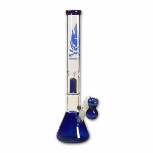 Buy Black Leaf Flaming Skull Beaker Ice Bong with Ashcatcher in australia