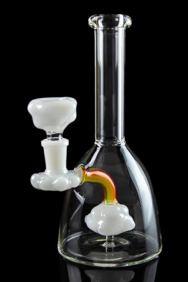 Buy "Taste the Rainbow" Rainbow Cloud Beaker Bong in australia