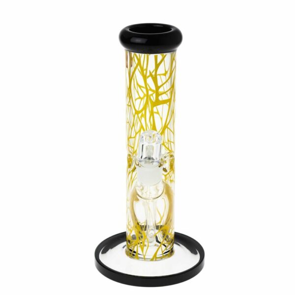 Buy Famous Brandz Contact Straight Glass Dab Rig with Ice Notches| 10 Inch in australia