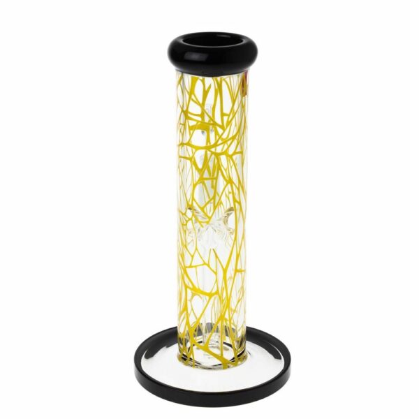 Buy Famous Brandz Contact Straight Glass Dab Rig with Ice Notches| 10 Inch in australia