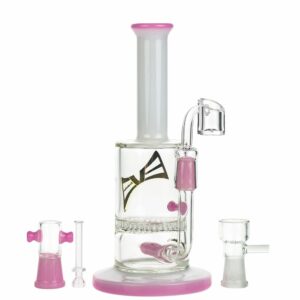 Buy Evolution Squall Glass Hybrid Double Perc Dab Rig in australia