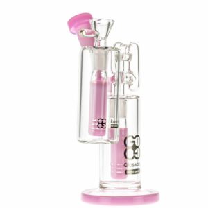 Buy Glasscity Limited Edition Bubbler with Pre-Cooler | Milky Pink in australia