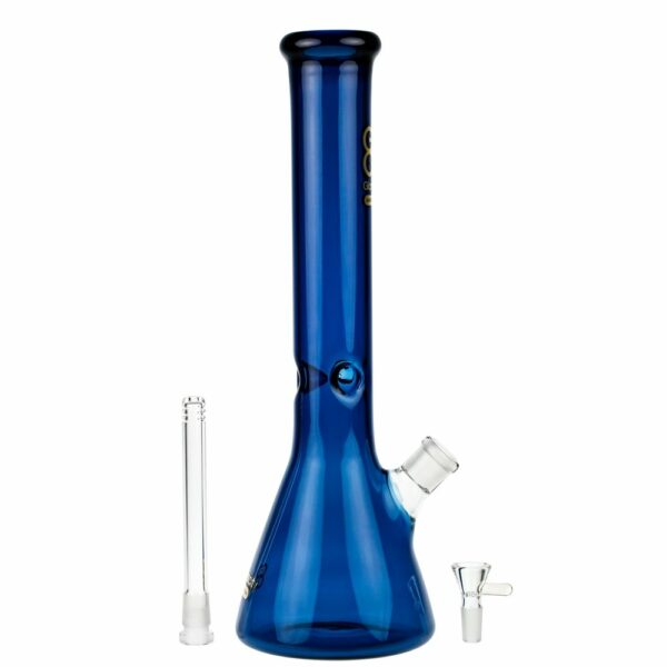 Buy Glasscity Limited Edition Beaker Ice Bong | Cobalt Blue in australia