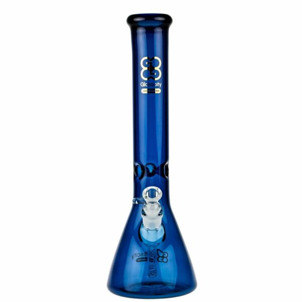 Buy Glasscity Limited Edition Beaker Ice Bong | Cobalt Blue in australia