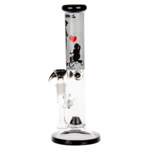 Buy G-Rollz Banksy Straight Tube Percolator Bong in australia