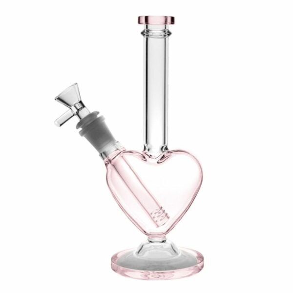 Buy Love Heart Shaped Glass Bong in australia