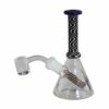 Buy Black Leaf Colored Wavy Mini Dab Rig in australia