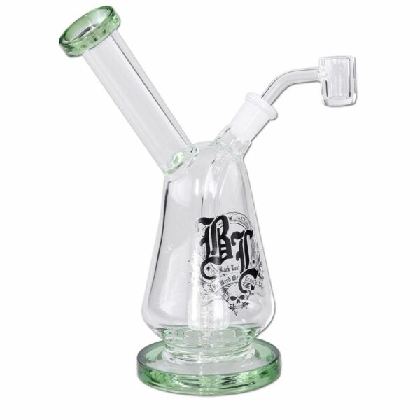 Buy Black Leaf Glass Drum Percolator Dab Rig in australia