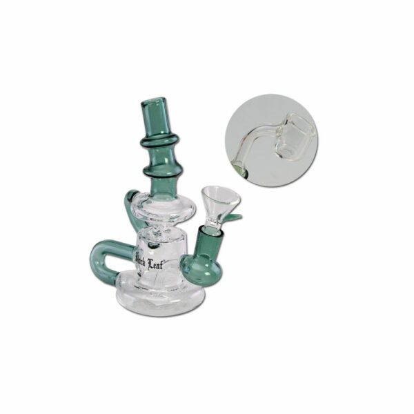 Buy Black Leaf Glass Recycler Hybrid Dab Rig in australia