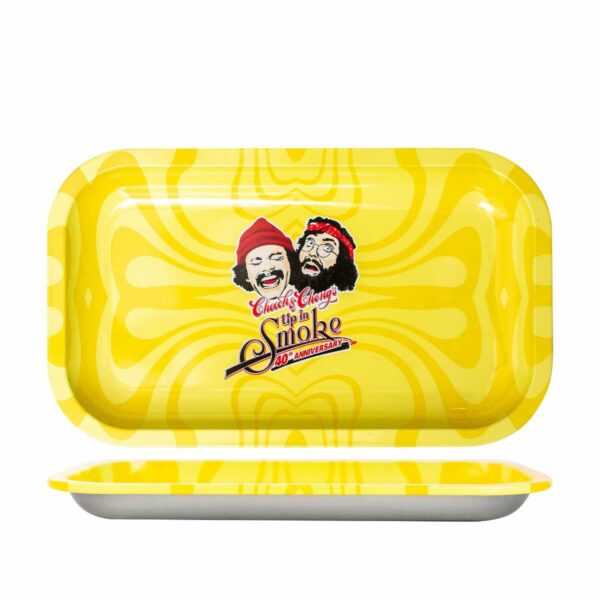 Buy Cheech & Chong’s 40th Anniversary Aluminum Rolling Tray | Yellow in australia