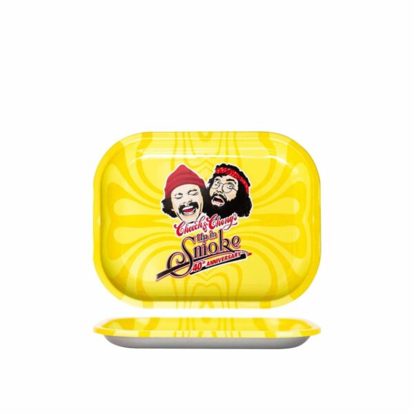 Buy Cheech & Chong’s 40th Anniversary Aluminum Rolling Tray | Yellow in australia