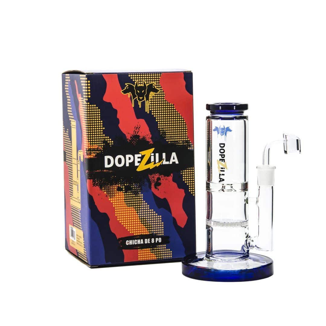 Buy Dopezilla Cerberus Straight HoneyComb Dab Rig | 8 Inch in australia