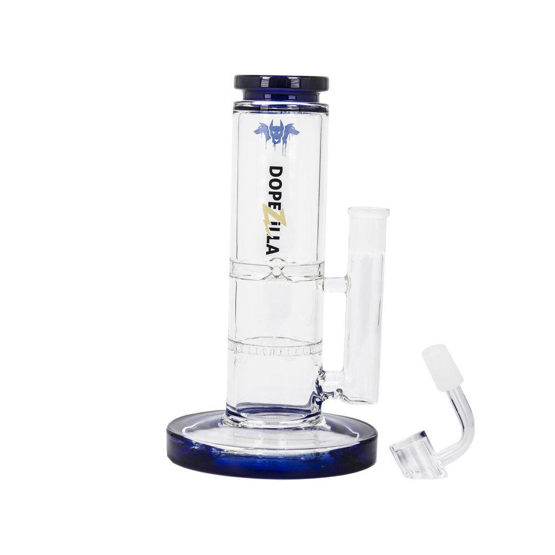 Buy Dopezilla Cerberus Straight HoneyComb Dab Rig | 8 Inch in australia