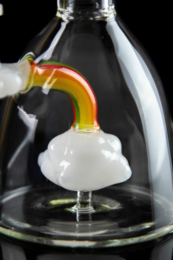 Buy "Taste the Rainbow" Rainbow Cloud Beaker Bong in australia